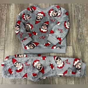 Elf On The Shelf Toddler Boy's 2pc Faux Sherpa Jogger Set 4T